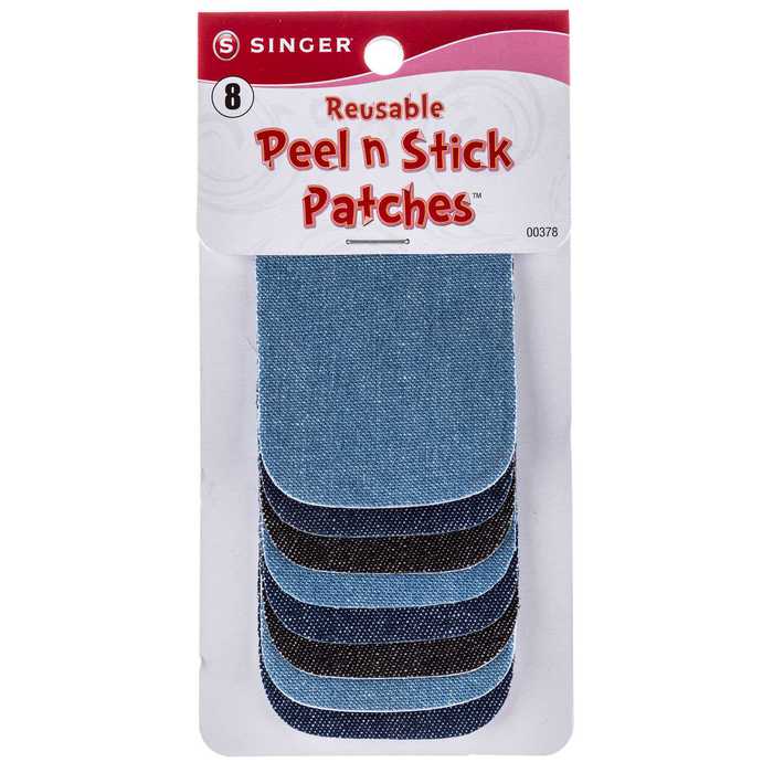 Denim Peel N Stick Patches 2" x 3" Hobby Lobby 1014612